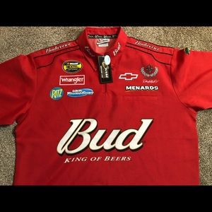 NWT! NASCAR Dale Jr Bowling Shirt